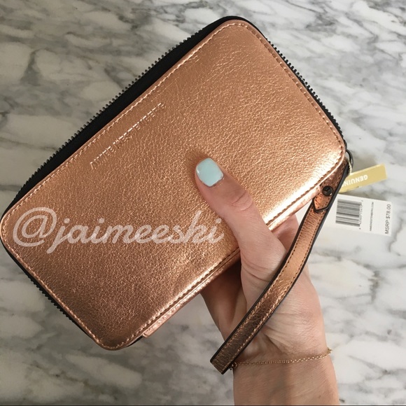 Aimee Kestenberg Handbags - AIMEE KESTENBERG Rose Gold Dehna Wristlet NWT SALE
